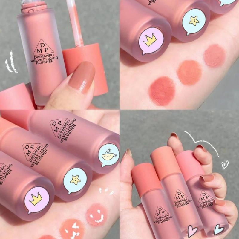 Liquid Blush Velvet Matte Cheek Tint — 3 Shades (Vienna Rose · Like That · So Alive)